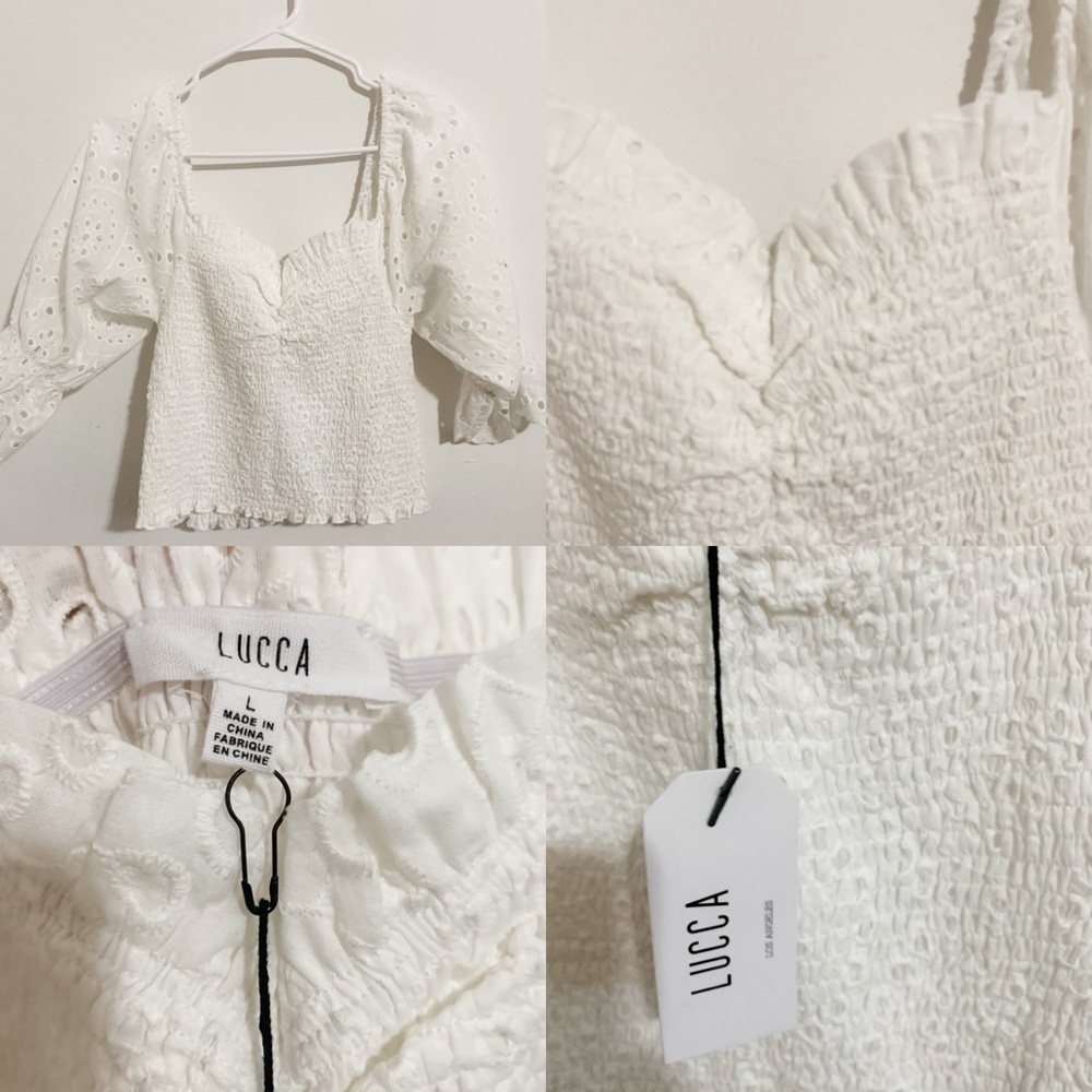White LUCCA Top